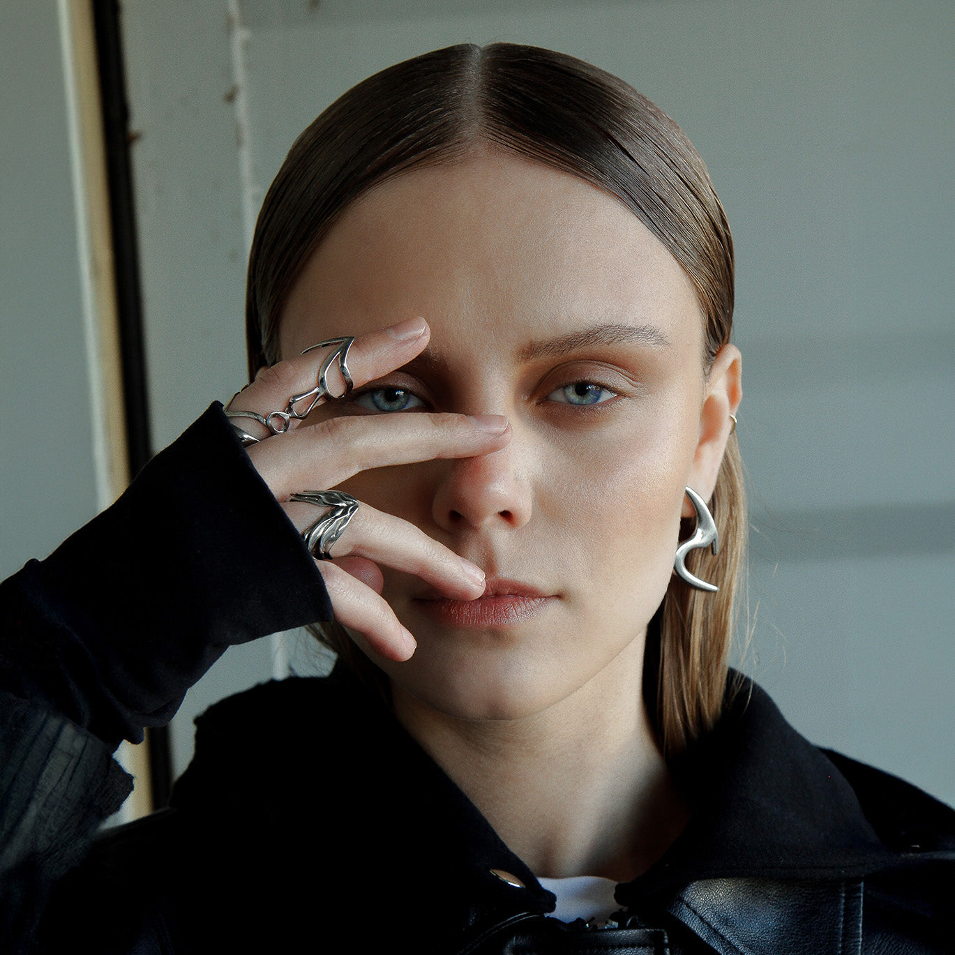 VORTEX EARRING SILVER