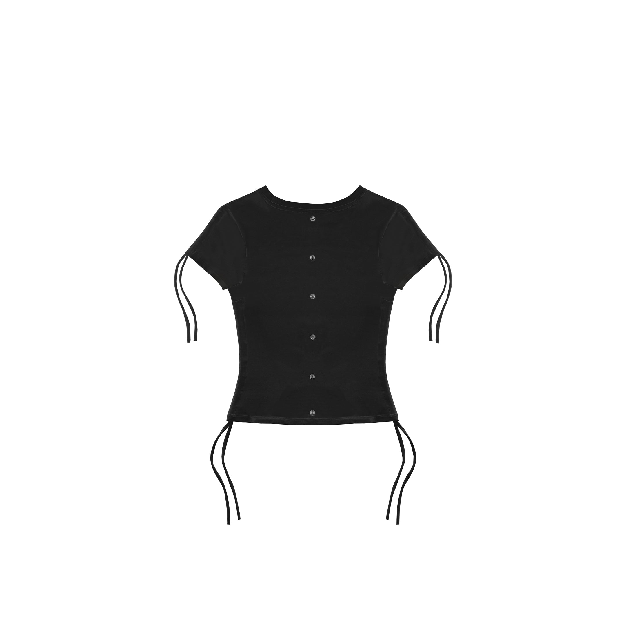 MODULAR CROPPED TOP BLACK