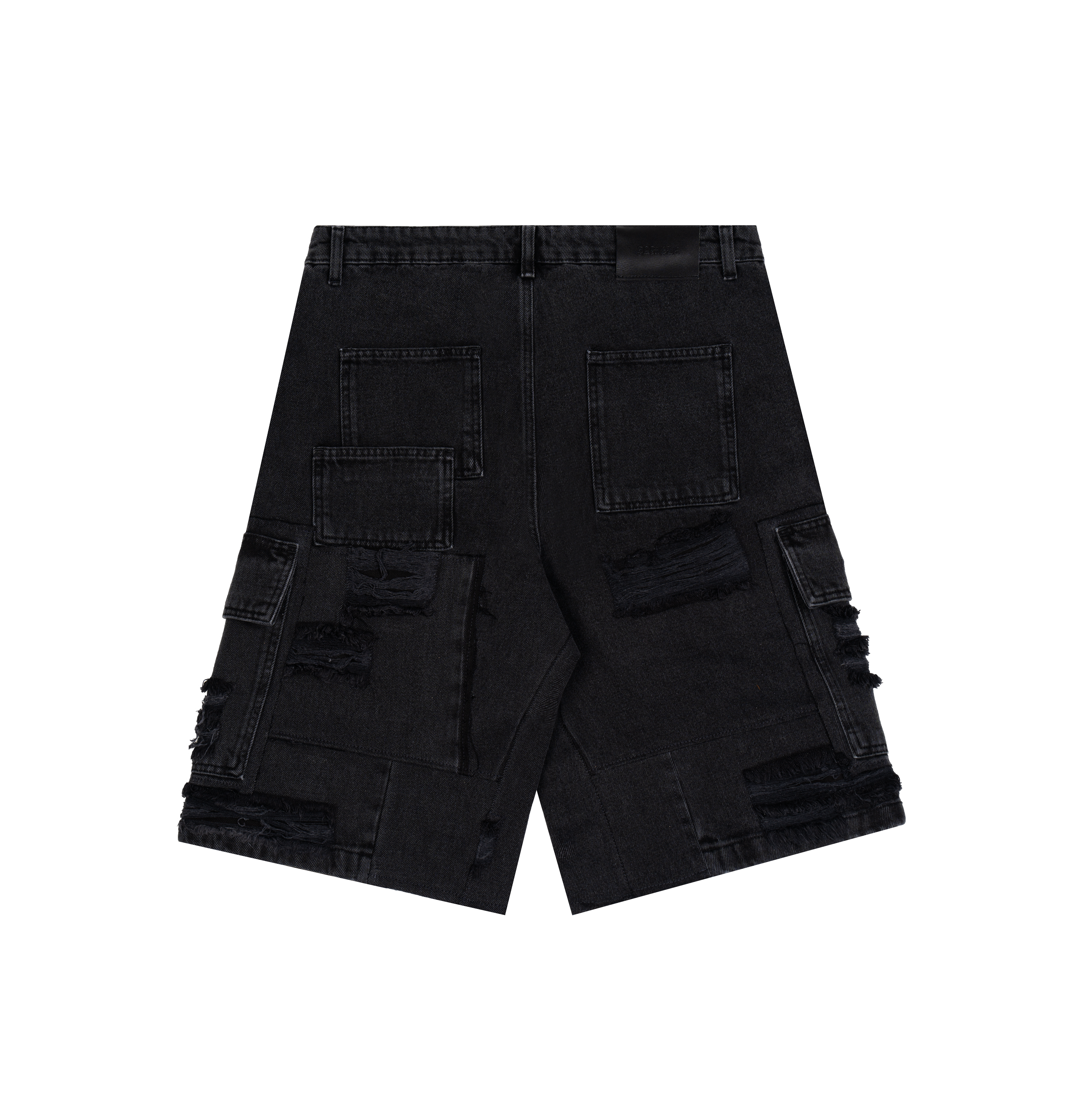 Distressed Jeans Shorts
