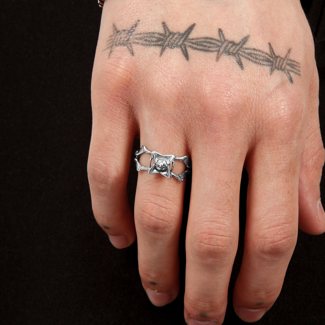 FLORA RING SILVER