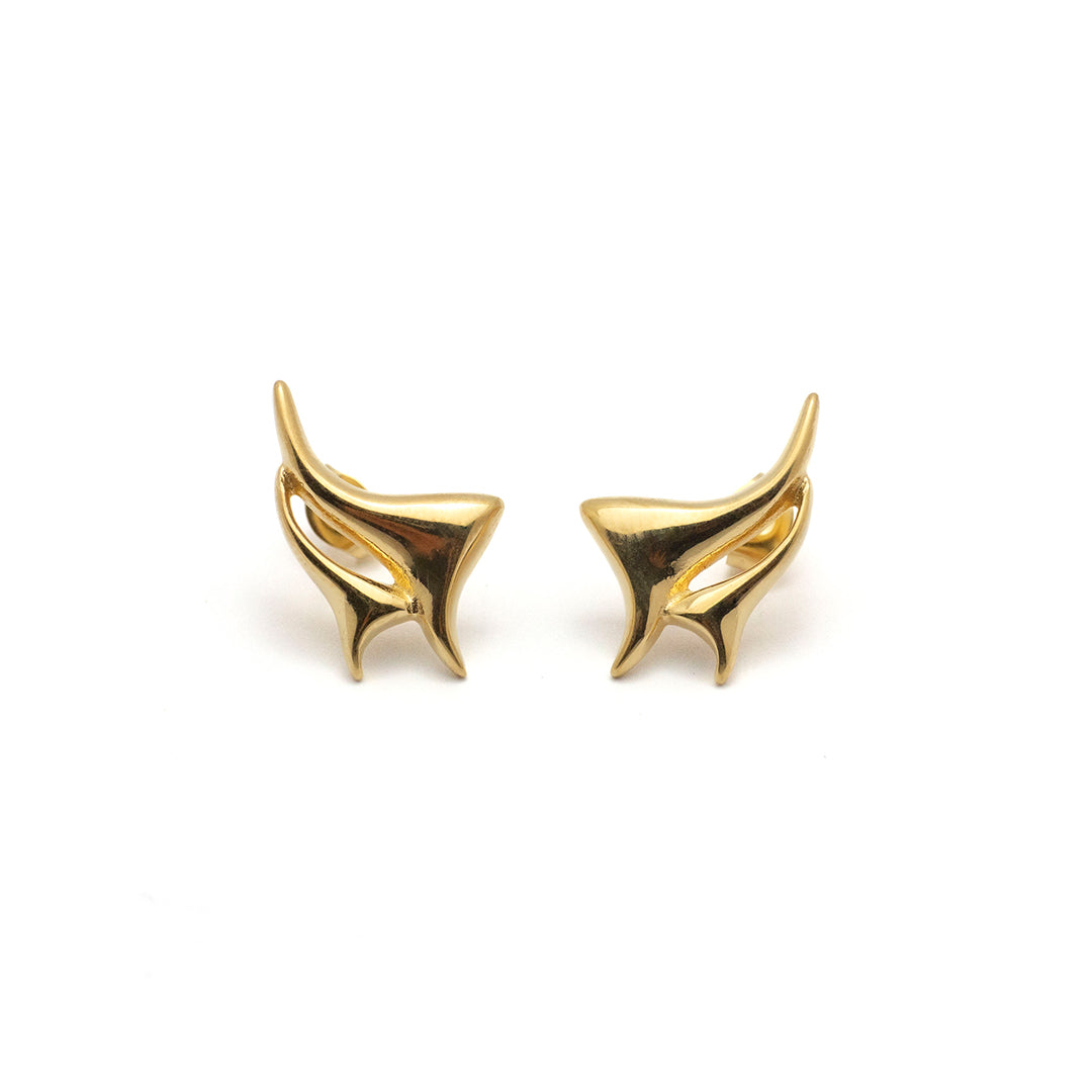 OBLIQUE EARRING GOLD