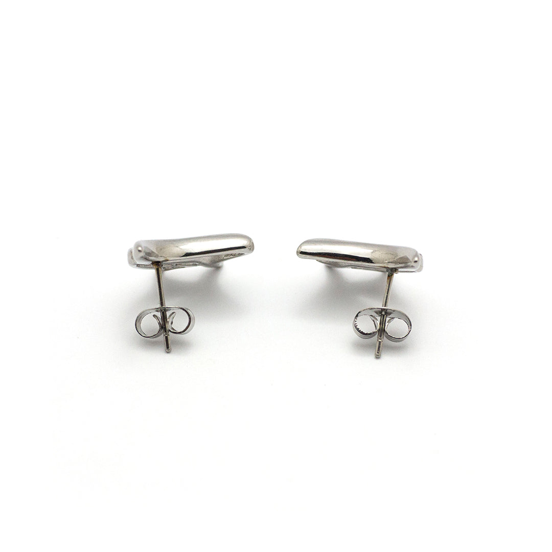 OBLIQUE EARRING SILVER