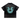 T-Shirt Black ''22 Roses'' by 22DABE22® (blue)