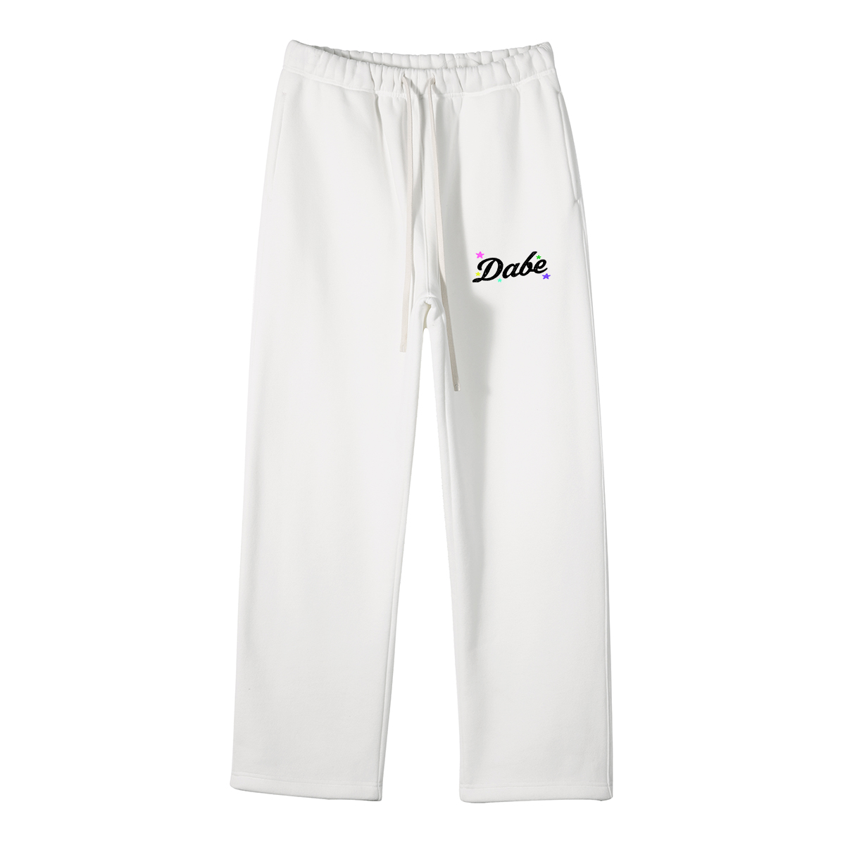 Open Leg Jogger White by 22DABE22®