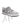 The DABE RANGER TWENTYTWO GREY shoe, a streetwear statement piece with metallic details under denim fabric on the upper. The shoe features double laces for extra style and versatility. Each shoe is handmade and unique, with every hole made by hand, giving it a one-of-a-kind look. The shoe is perfect for those who want to stand out from the crowd and make a fashion statement.
